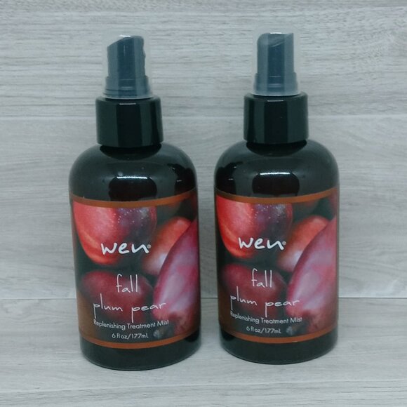 (2) WEN Replenishing Treatment Mist | Fall Plum Pear | 6 fl oz. | New w/o Box - Picture 1 of 4